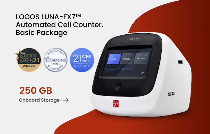 LOGOS LUNA-FX7™ Automated Cell Counter, Basic Package