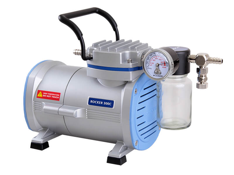 ROCKER 300C, PTFE Coated Chemical Resistant Vacuum Pump, AC110V, 145 mbar