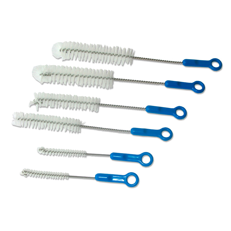 Socorex Cleaning Brush Set for Dosys Syringes, Nylon/Plastic Handle, Blue/White