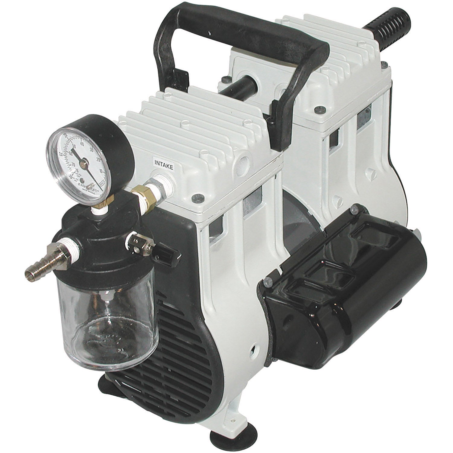 WELCH Wob-l Dry Pump with Inlet Trap and Gauge, 115V 60Hz 1Ph, 201 lpm, 60 Torr