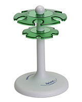 Socorex Pipette Stand 320, 6 Positions, Emerald Green, 1 PK