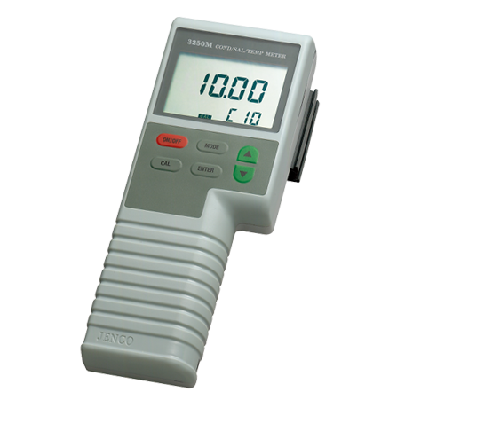 Jenco Cond/Sal/Temp Meter W/RS-232 Computer Interface