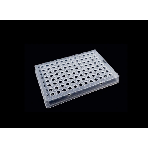 NEST 0.1 mL 96 Well PCR Plate, Full Skirt, Clear, H1 Notch, Sterile, 5/bag, 25/pk, 100/Box