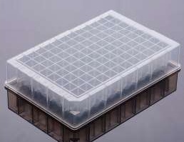 NEST 1.0 mL 96-Well Deep Well Plate, U-Bottom, Square Well, Sterile, 5/pk, 50/Box