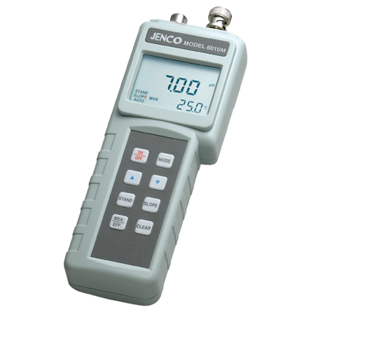 Jenco Handheld pH/ORP Meter, Memory With Batteries