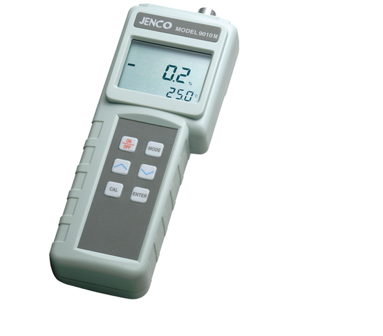 Jenco Handheld DO/Temp Meter Kit, Includes 9010M Handheld DO/Temp Meter With Memories, Included: Batteries, LD-900-11 Stainless Steel, 3/4” NPT Front W/ 10-ft, Waterproofed Cable, LD-900-3A Membrane Kit 6-Caps, DO Kcl Powder, Sandpaper