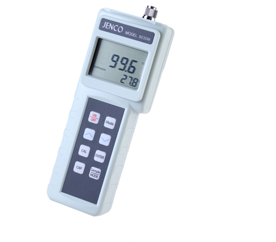 Jenco Handheld Optical DO/Temp Meter Kit, Includes 9030M Optical DO/Temperature Meter, LSDO-Probe Optical DO Sensor