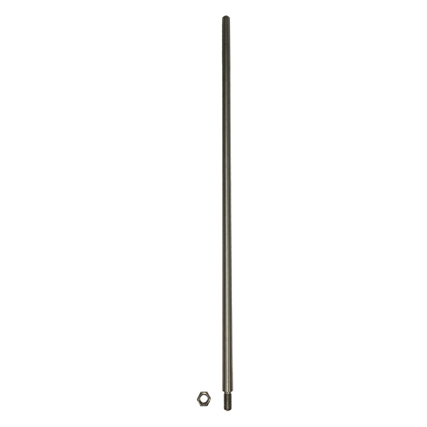 CAFRAMO Accessory Rod Model A300, 711 L x 16 W mm Threaded - with Nut 303 SS