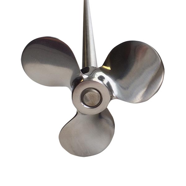 CAFRAMO Pitched Blade Propeller 102 mm (4 in) Diameter, Welded to 914 mm (36 in) Shaft