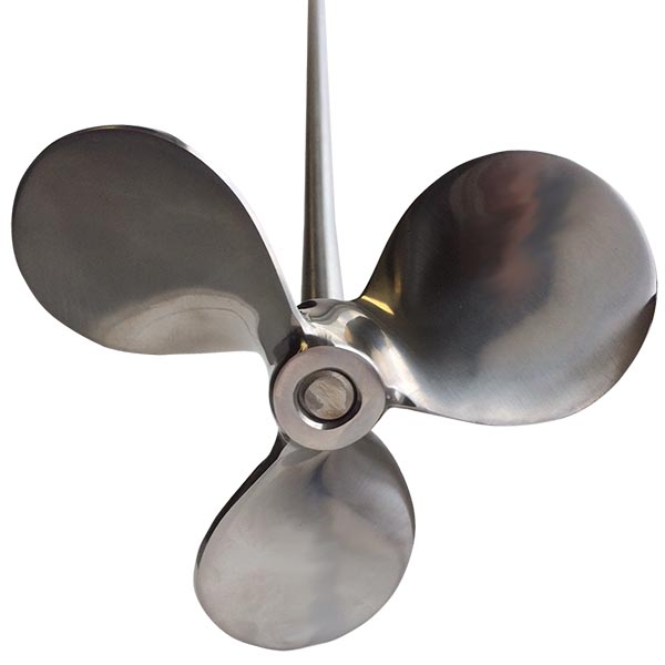 CAFRAMO Pitched Blade Propeller 152 mm (6 in) Diameter, Welded to 914 mm (36 in) Shaft