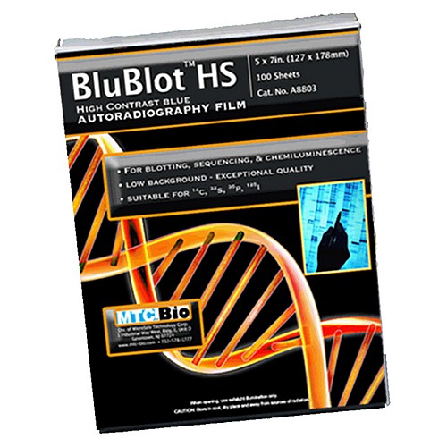 Rose BluBlot™ HS Autoradiography film, 5x7in, 100 sheets/box