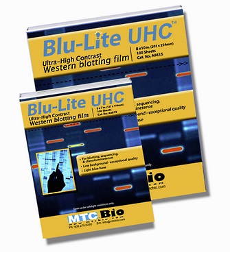 Rose Blu-Lite™ UHC Autoradiography film, 5x7in, 100 sheets/box