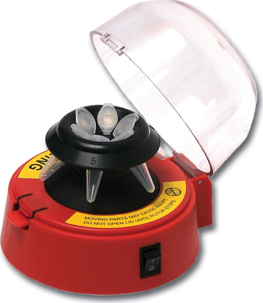 BENCHMARK Red Mini-Centrifuge with 2 Rotors