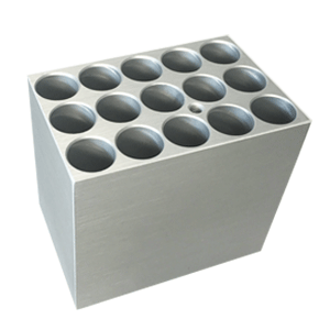 BENCHMARK Block, 15 x 12-13mm Tubes, 60mm Tall, No Lid