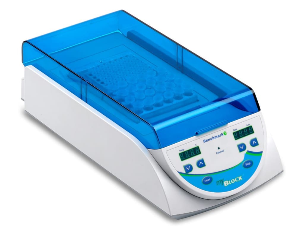 BENCHMARK Digital Dry Bath, myBlock II Dual Chamber, with 2 x BSWCMB