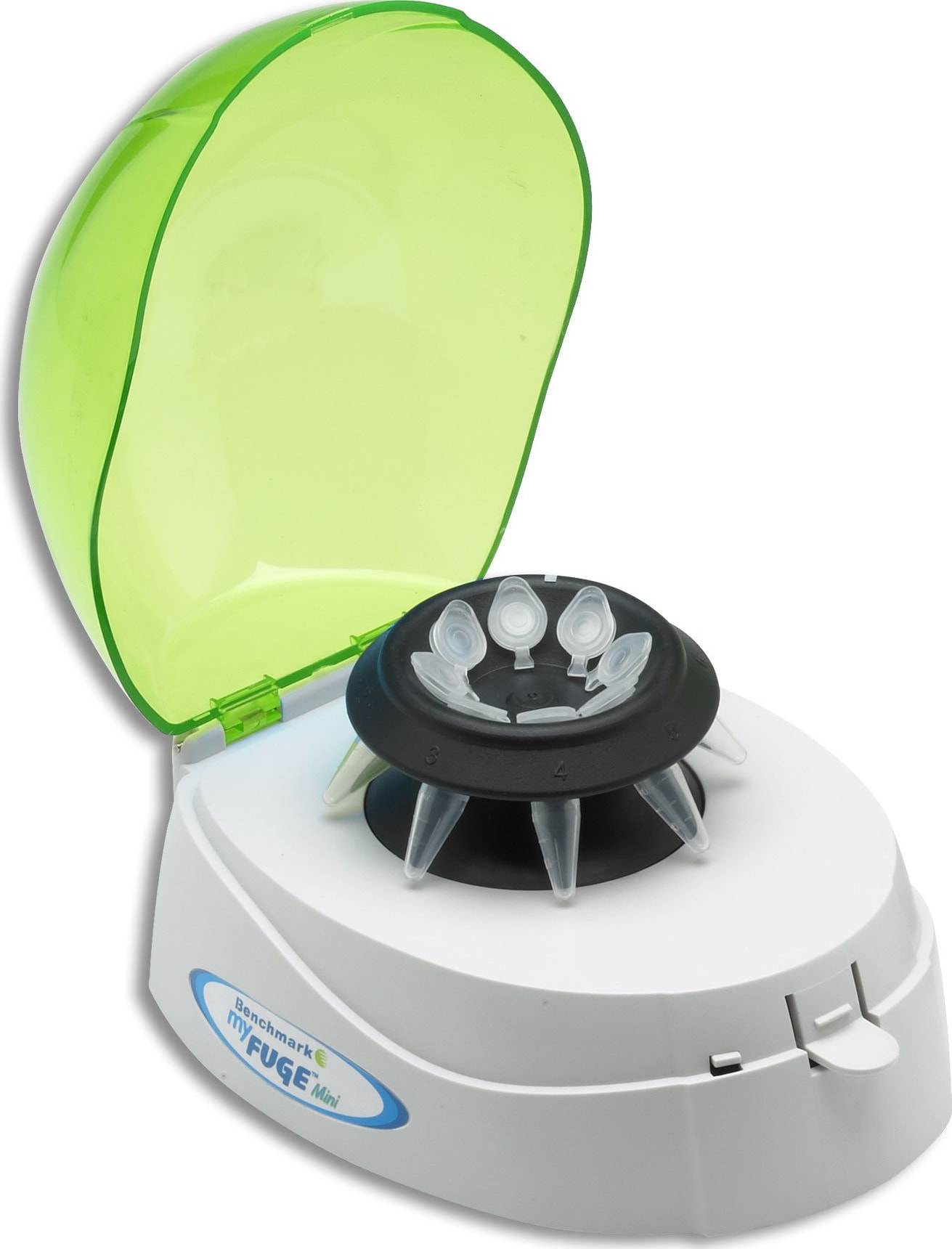 BENCHMARK MyFug Mini Centrifuge, Green Lid, with 2 Rotors