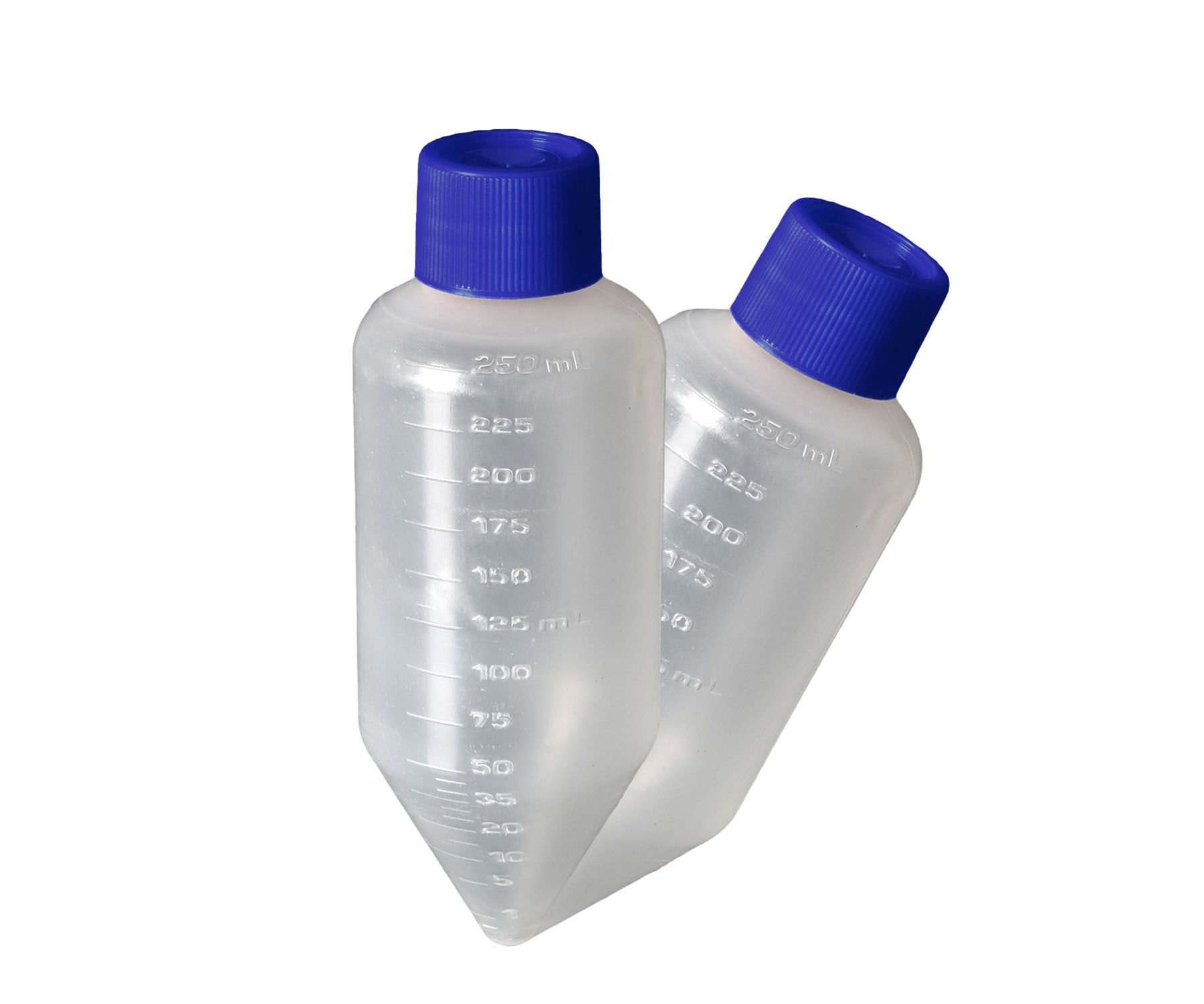 Rose Centrifuge Tube, 250mL, PP, sterile, with screw-cap, 14 bags of 5 tubes, 70/cs