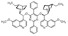 (DHQ)2Pyr (Hydroquinine 2,5-​diphenyl-​4,6-​pyrimidinediyl diether), 97%, CAS No. : [149820-65-5] 