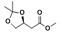 (S)-Methyl 2-(2,2-dimethyl-1,3-dioxolan-4-yl)acetate, 97+%, CAS No. : [95422-24-5]