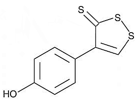 4-(4-hydroxyphenyl)-3H-1,2-dithiole-3-thione, 98%, CAS No. : [18274-81-2] 