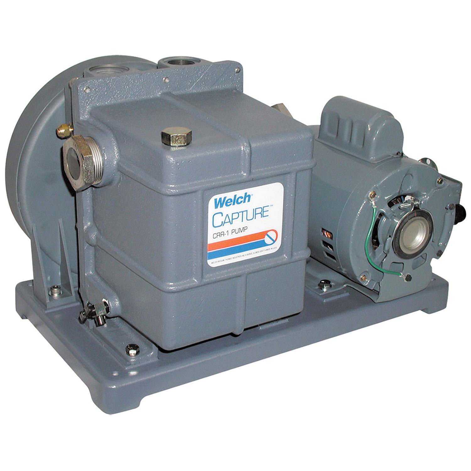 WELCH Capture, Mounted Pump Less Motor, 10.6 CFM