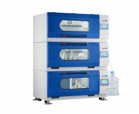 Radobio Triple Stacked CO2 Incubator Shaker with UV Sterilization and humidity Control, 315L