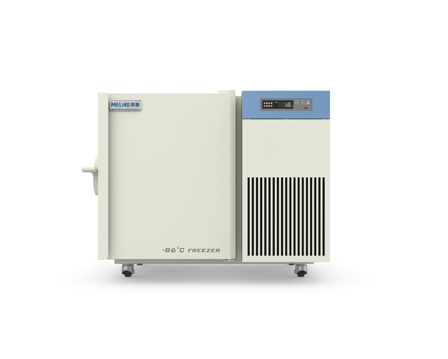 Meling Biomedical  Undercounter Ultra Low Freezer For Laboratory And Medical Freezer, -86°C, 50 L. Max Samples of 4200(6 Racks)