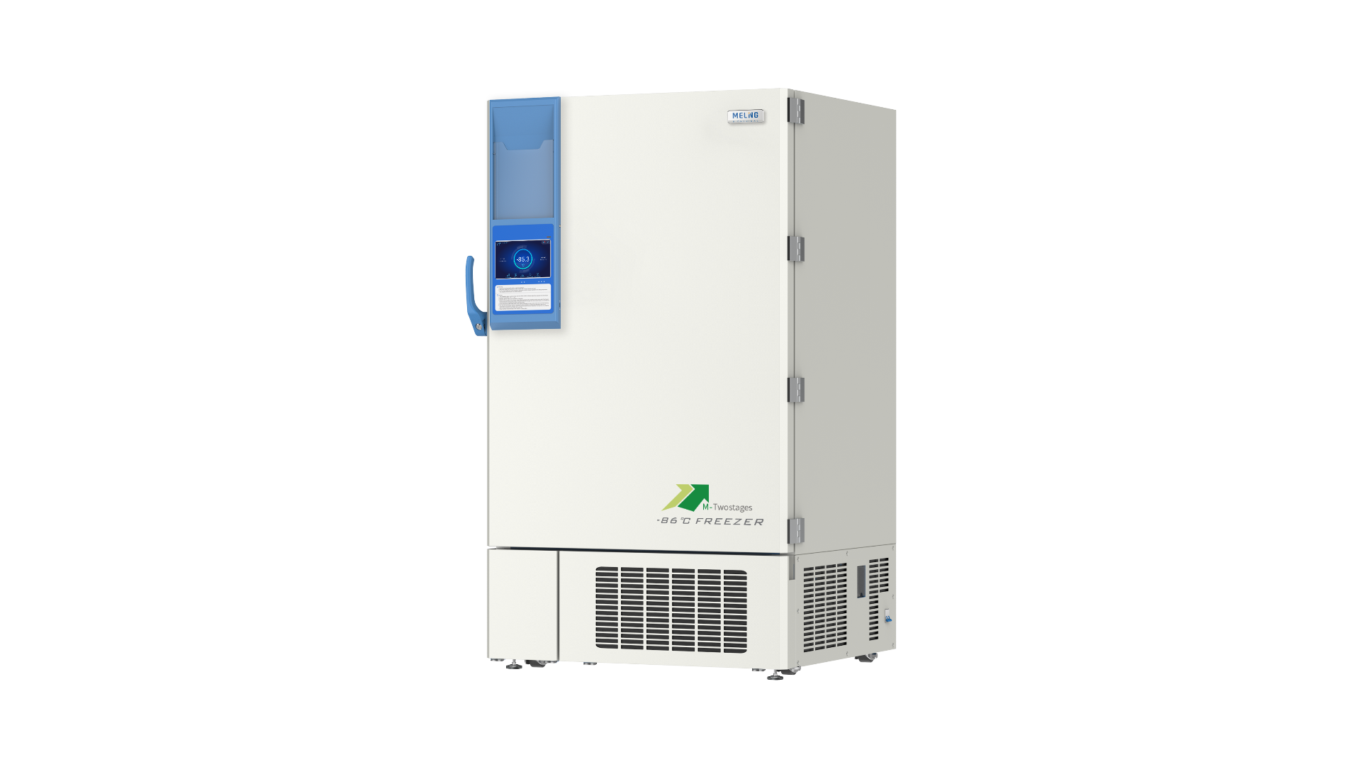 Meling Biomedical Ultra-low Temperature Freezer, -86°C, 778 L. Max Samples of 60,000 (24 Racks)