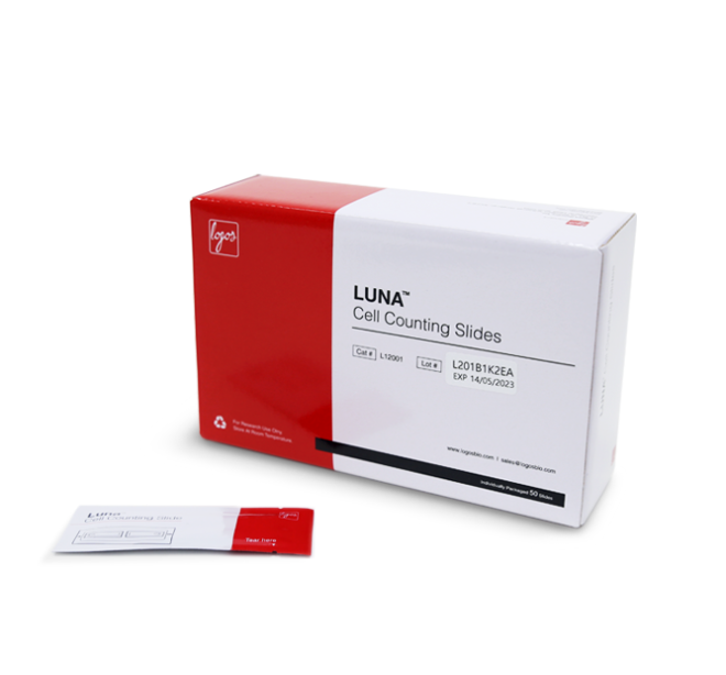 LOGOS LUNATM Cell Counting Slides, 500 Slides