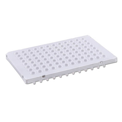 Rose PCR Plates, 96 x 0.1ml (Low Profile/Fast) Semi Skirted, WHITE, 50/pk