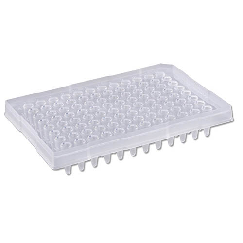 Rose PCR Plates, Semi Skirted with Raised Rim (ABI), 96 x 0.2mL, 50/pk..