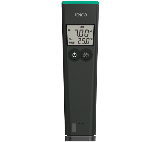 Jenco Digital Non-Bluetooh, LCD Display pH + Temperature Pocket Tester (pH + Temperature, Disposable, No Replacement Electrode)