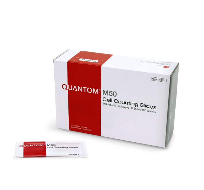 LOGOS QUANTOM™ M50 Cell Counting Slides, 50 Slides