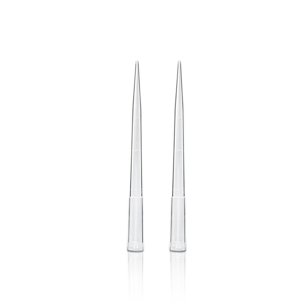 1000uL Pipette Tip. Non-filter. Clear. Racked. Sterile 96 pieces/rack. 960/Box.