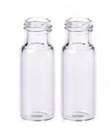 Rose 2mL Clear Glass 12x32mm Flat Base 9-425 Screw Thread Vial. 100pcs/pk.