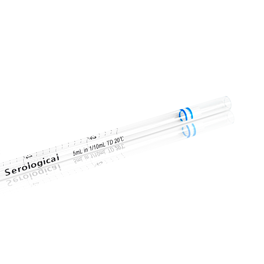 2mL Serological Pipette. Plastic/Paper Individual Packing. Sterile. Green 300 pcs/pkg. 