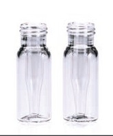 Rose 2mL 9-425 12*32mm Clear Screw Thread Vial Bottom with Integrated 0.2ml Glass Micro-insert. 100pcs/pk.