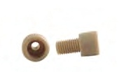 Rose 10-32unf PEEK Fitting for 1/16&apos;&apos; OD Tubing Natural Color.