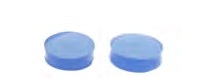 Rose Blue Normal Silicone Septa 10.8*3mm. Used up to 250°C. 50pcs/pk.