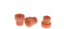 Rose Orange GC Plug Septa, Ultra Low Bleed Septa, Used Up to 320°C For Shimadzu.50pcs/pk