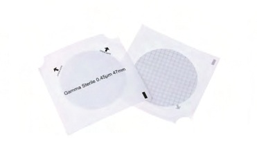 Rose 47mm Sterile MCE Grid Membrane White Membrane/Black 0.45um. 100pcs/pk.