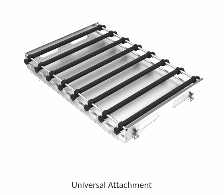 Universal Platform with Adjustable Bars (Flask Capacity- 13 x 100ml / 13 x 150ml /  9 x 250ml / 6 x 500 ml / 5 x 1000ml)