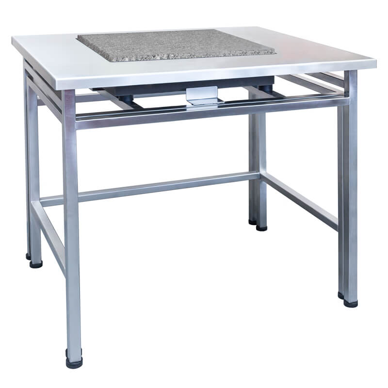 RADWAG SAP/H Antivibration Table, Stainless Steel40 kg, 770 x 650, 815 mm